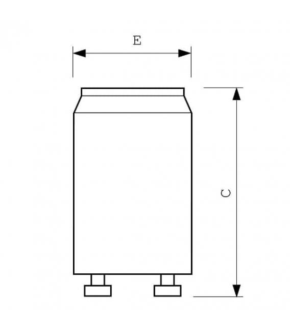UV Lamp Starter S16 70 125W 240V - Essential for Tanning Beds – photo