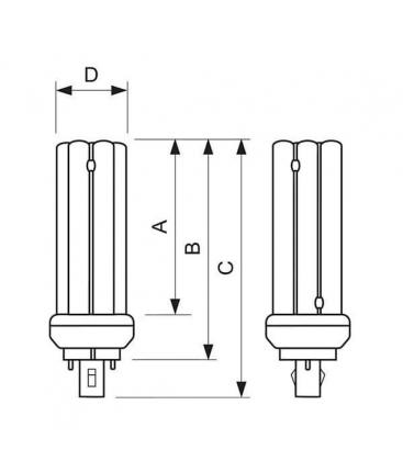 GX24 18W 830 2P Kompaktna varčna sijalka 9794-14173