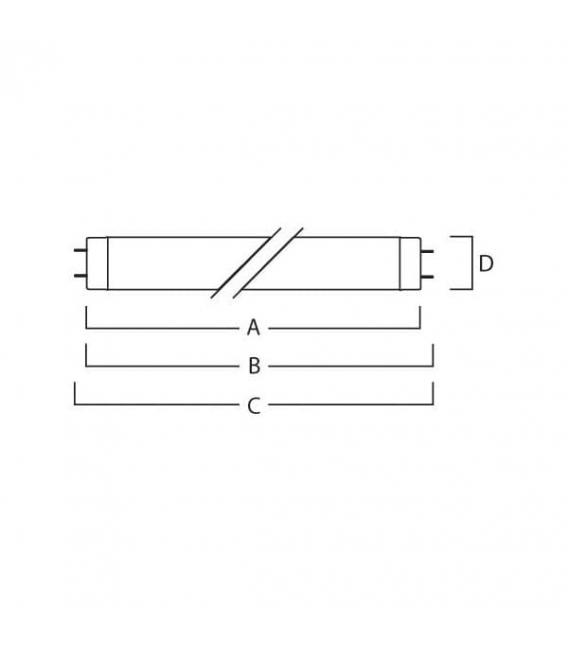 FoodStar Meat T8 F36W 176 1 G13 970mm Tubes fluorescents – Photo