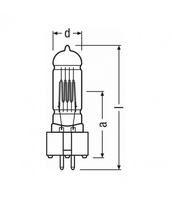 64745 FVA 1000W GX9.5 Lamp - Quality Specialty – photo