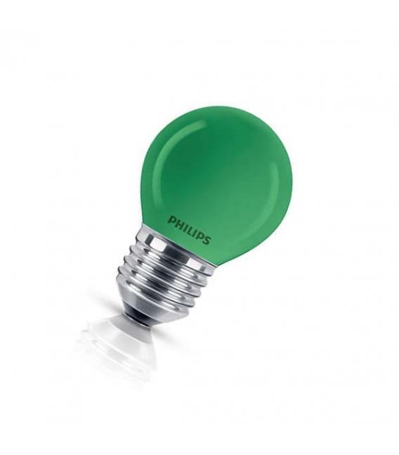 5 Bombillas Philips Vintage 15W E27 Color Verde. Luz Decorativa Estilo Gota. Para Ambientes Acogedores.
