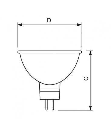 Philips Brilliantline Dichroic 50 20W 12V 14611 MR16 36D GU5 3