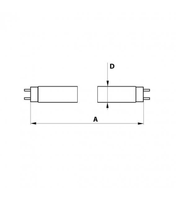 Fresh Light Tube fluorescent T8 LT 58W 075 G13 Illumination vibrante des aliments – Photo