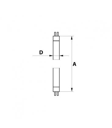 Fresh Light Tube fluorescent T5 LT 21W 075 G5 Illumination vibrante des aliments 10115-15323