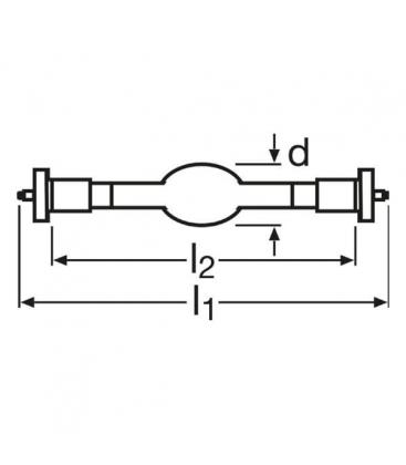 575W DXS GS SFc10 4 HMI Lampe - Spezialbeleuchtung 634-1540