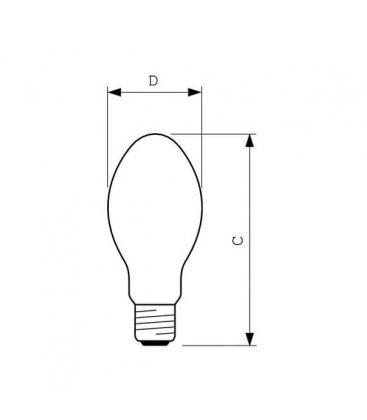 Natriumdampflampe Master Son PIA Plus 250W E40 - Hochleistungsfähige Beleuchtung 10179-15554