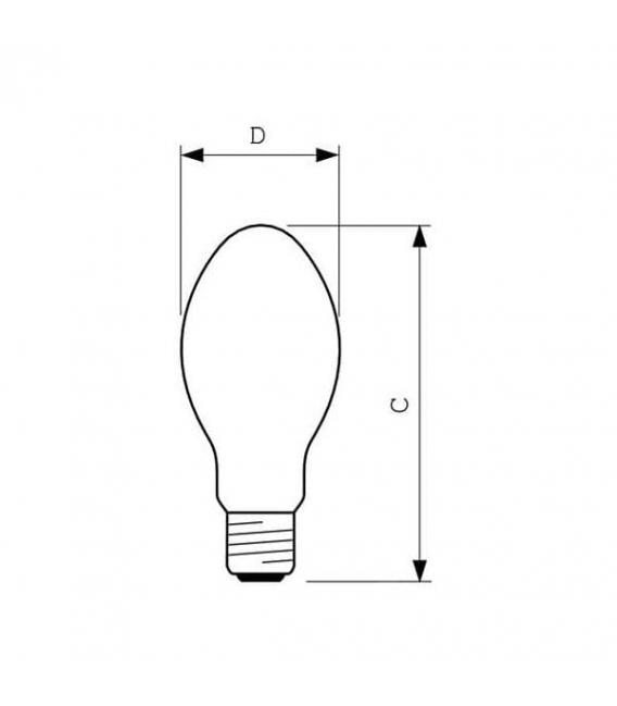 Lampe à sodium Master Son PIA Plus 400W E40 - Eclairage performance – Photo