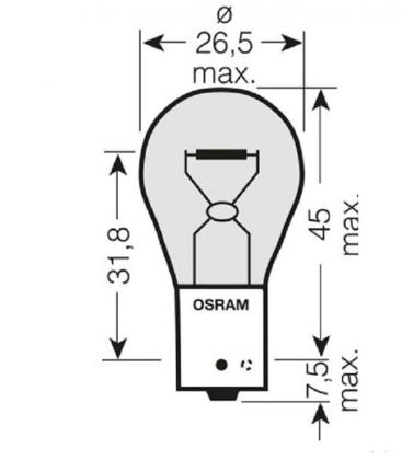 12V Diadem PY21W žarnica za avto Dvojni paket - Tuning nadgradnja 3199-16684