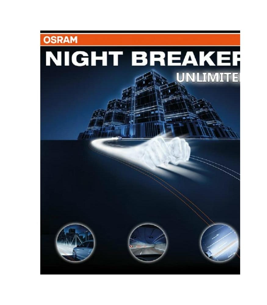 H4 12V 60 55W 64193 NBU Night Breaker Unlimited Double pack