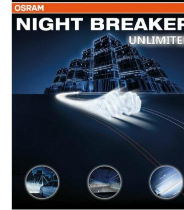 HB3 60W 12V Autolampe NBU Night Breaker Unlimited - Doppelpack 8156-18158