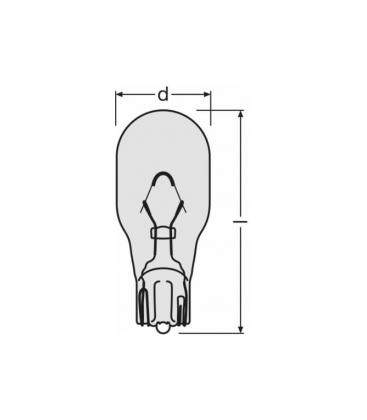 12V Bombilla Coche WY16W 16W 921NA Luz Naranja 10322-19395