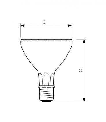 Elite MasterColour CDM-R 50W E27 10D - Lampe PAR Premium 10347-19484