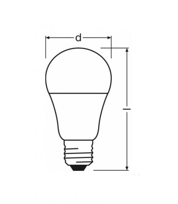 Lampada LED Superstar Classic A 60 9W 827 E27 Dimm - Lampade LED – Foto