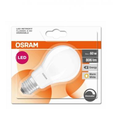 Lampada LED Classic A 60 8W 827 Dimm - E27, 220V (FR) 10410-19761