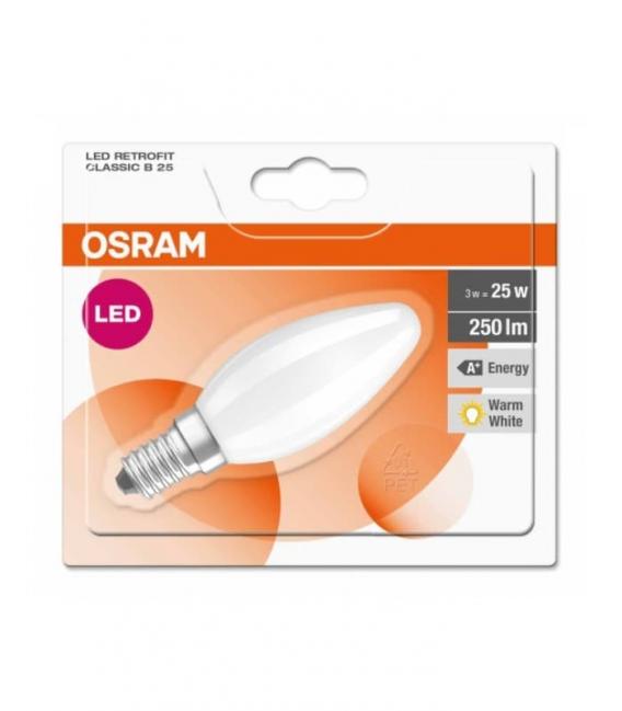 LED Classic B 25 3W 827 E14 Candle Lamp – photo