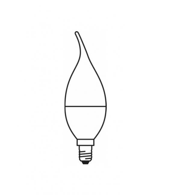 Bougie classique LED BA 23 2W 827 E14 - Bougies classiques LED – Photo