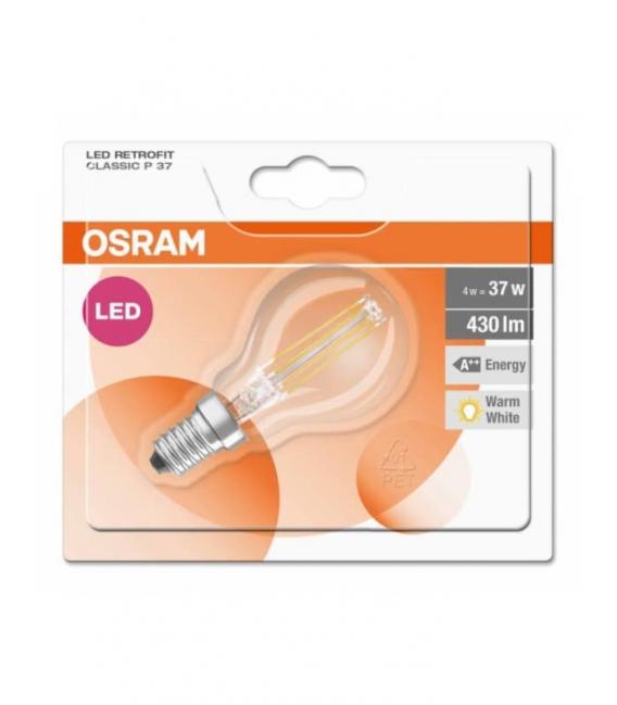 4W 827 220V FIL E14 Mini LED Lamp P 37 - Compact Illumination – photo
