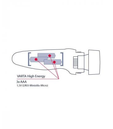 Trilogy LED Light 3AAA 5mm - Compact, Flashlight Easy Line 10497-20157
