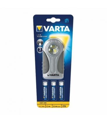 Srebrna LED svetilka 3AAA Easy Line - svetilka in bakle 10520-20284