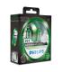 H4 60/55W 12V P43t Green ColorVision Double Pack 10629-20733