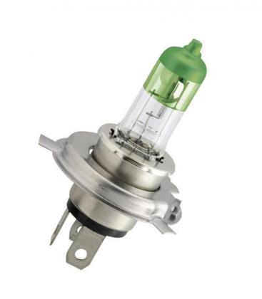 Zelena žarnica za avto ColorVision H4 60/55W 12V P43t - dvojni paket 10629-20734