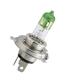 H4 60/55W 12V P43t Verde ColorVision Paquete Doble 10629-20734