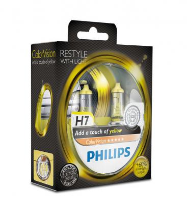 Car Bulb H7 55W Yellow ColorVision Double Pack 10634-20792