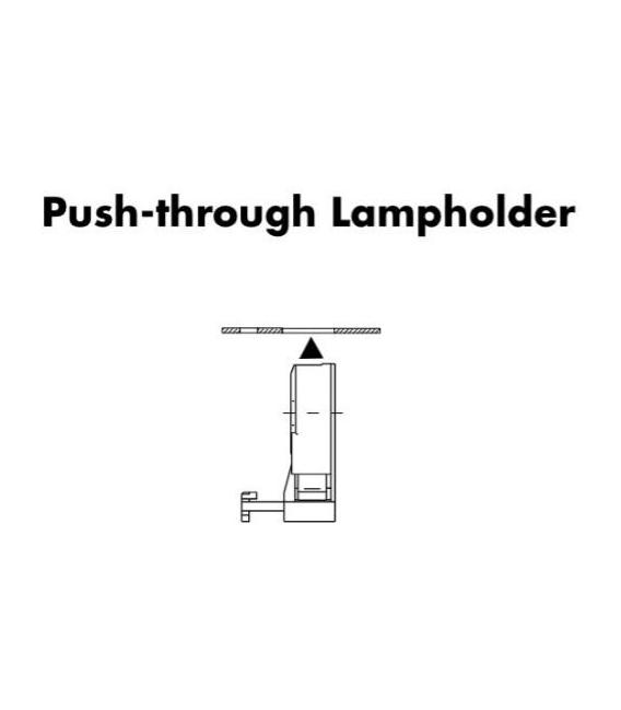 109330 Lampholder Base G13 - Push Through Design – Photo