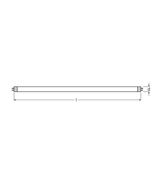 Lampe à reconnaissance des couleurs - Lumilux T5 ES 25W 840 HE – Photo
