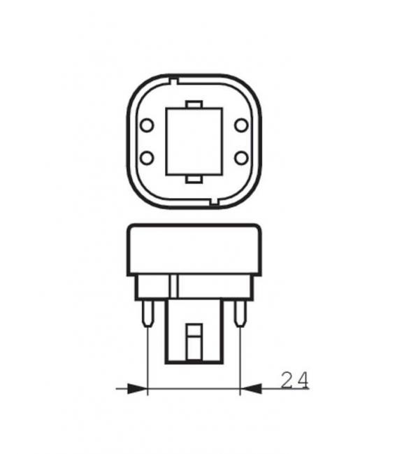 Master PL-C 18W 830 4P xtra - G24 Compact Fluorescent Lamp – photo