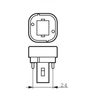 Master PL-C 18W 840 2P xtra Compact Fluorescent Lamp 10928-22387