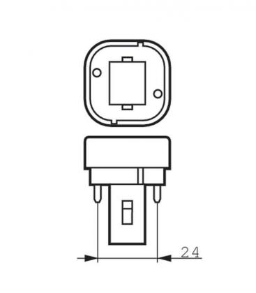 Master PL-C 26W 830 2P xtra - Lampada compatta G24 10932-22405