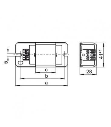 Predstikalna naprava LN13.313 220V 50Hz - Magnetne predstikalne naprave 10945-22463