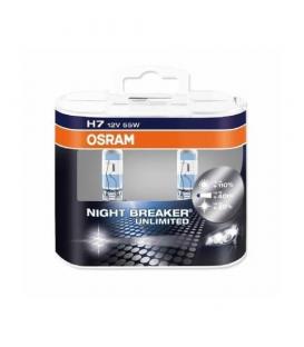 H7 55W 12V 64210 NBU Night Breaker Unlimited Paquete Doble