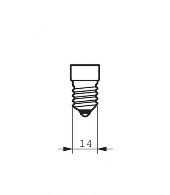 Klasična LED sijalka 25W 220V E14 - ST35 CL – fotografija