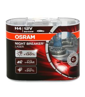 H4 60/55W 12V P43t 64193 NBL Night Breaker Laser Double Pack