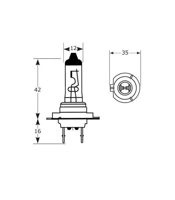 Autoglühbirne H7 55W 12V 64210 NBL - Night Breaker Laser – foto