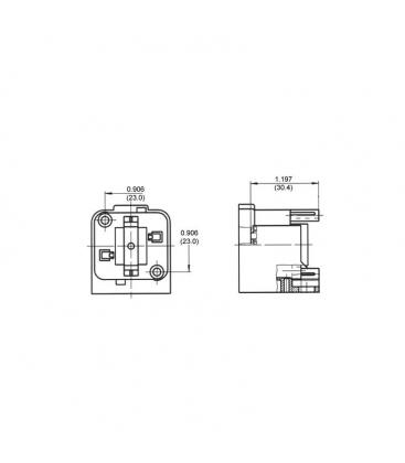 Edinstven G GX24 d TC-D TC-T Okov za svetilko 11017-22819