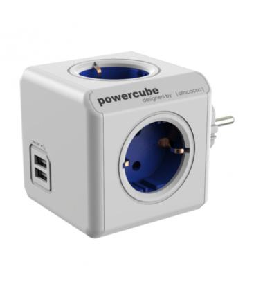 PowerCube Original USB Type F Cobalt Blue Electrical Extension Cord 11050-22909