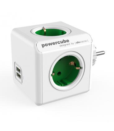 PowerCube Original USB Type F Zeleni električni podaljšek 11054-22915