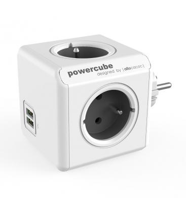 PowerCube Original USB Typ F Grau Elektrisches Verlängerungskabel 11056-22917