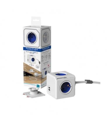 PowerCube USB tipo F prolungato blu cobalto 1,5 m - Cavo di prolunga elettrica 11063-22935