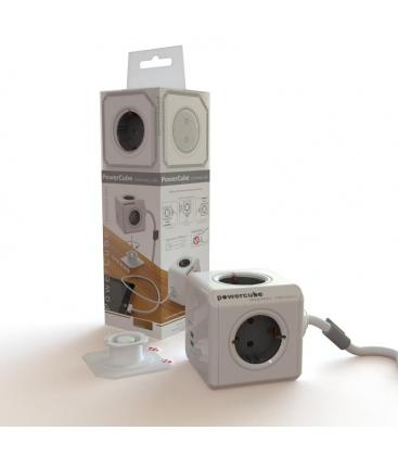 PowerCube Extended USB Type F 3m - Grey Electrical Extension Cord 11066-22946