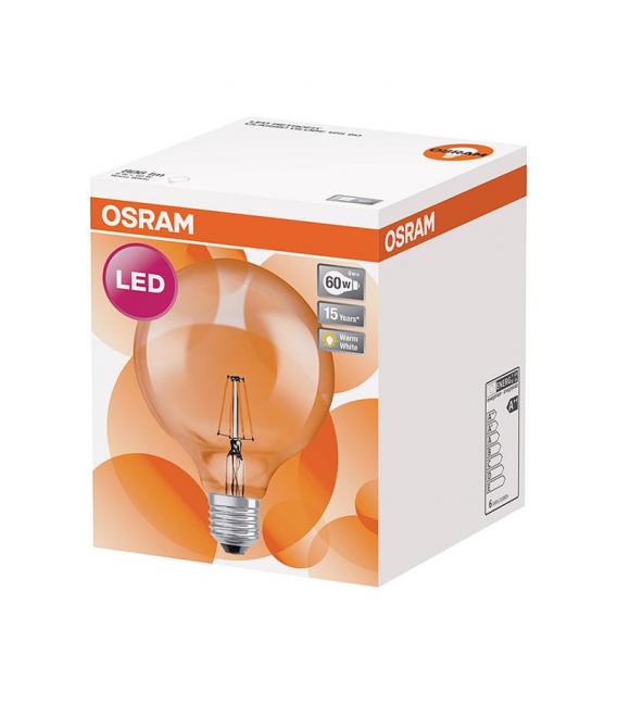 Lampada a globo a filamento LED 7W bianco caldo E27 - Illuminazione sferica – Foto