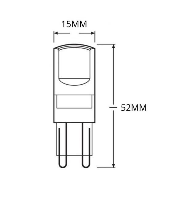 LED-Lampe Parathom PIN 30 2.6W Cool White G9 – foto