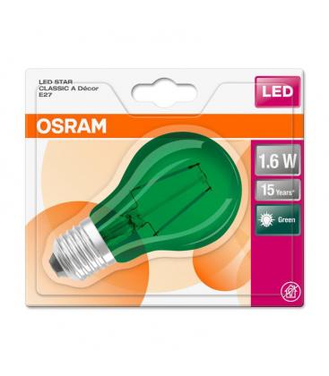 LED sijalka Star Deco Classic Green - 1,6W 7500K E27 11184-23291