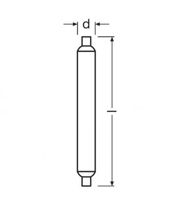 Lámpara LED lineal Star Line 9W 827 FR S19 - Ilumine su espacio 11204-23395