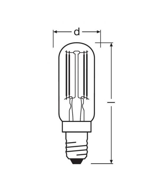 Lampada LED Star Special T26 4W 827 E14 - Lampadina per elettrodomestici – Foto