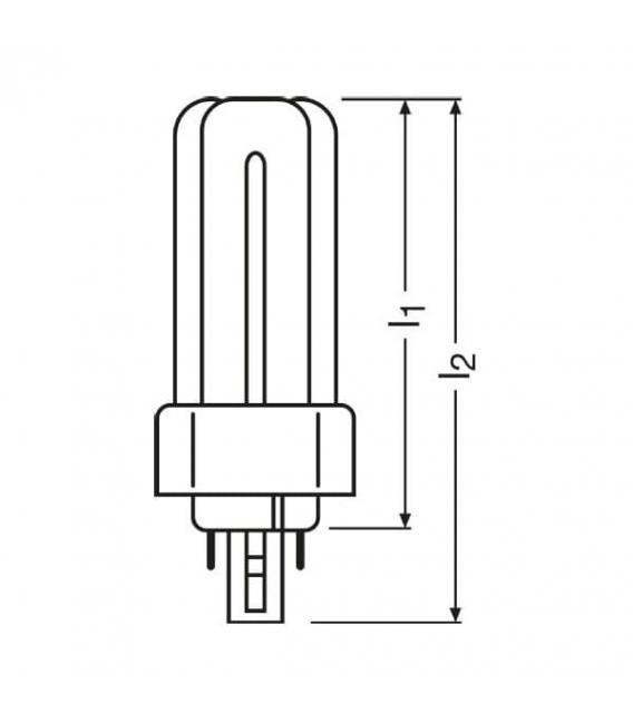 Dulux T-E 26W 840 Plus GX24 Energy Saving Lamp – photo