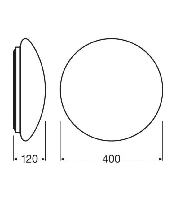Ledvance Surface Circular LED 400 Illumina il vostro spazio con 24 W di illuminazione a risparmio energetico e controllata da – Foto